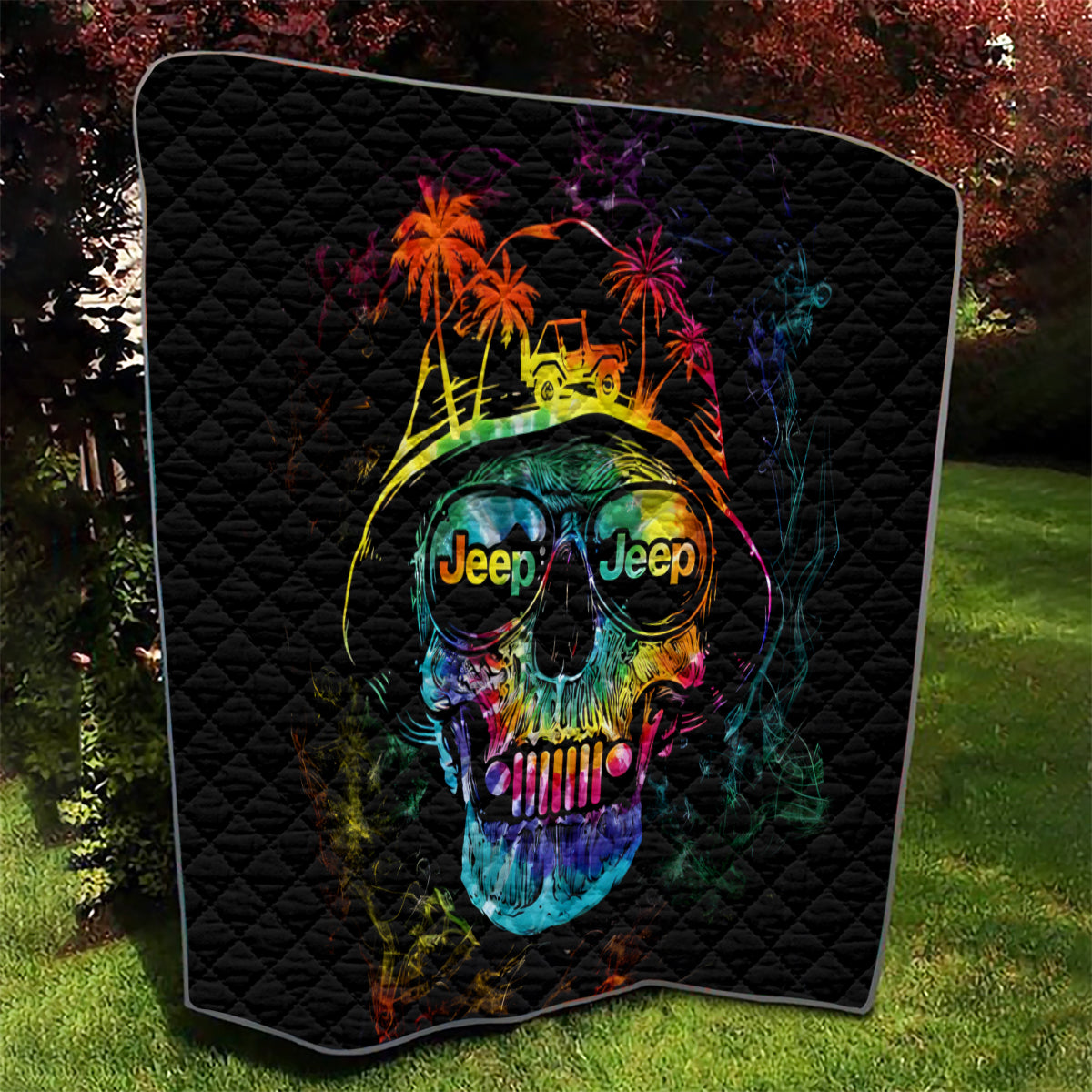 skull-jeep-quilt-never-underestimate-an-old-man-with-a-jeep