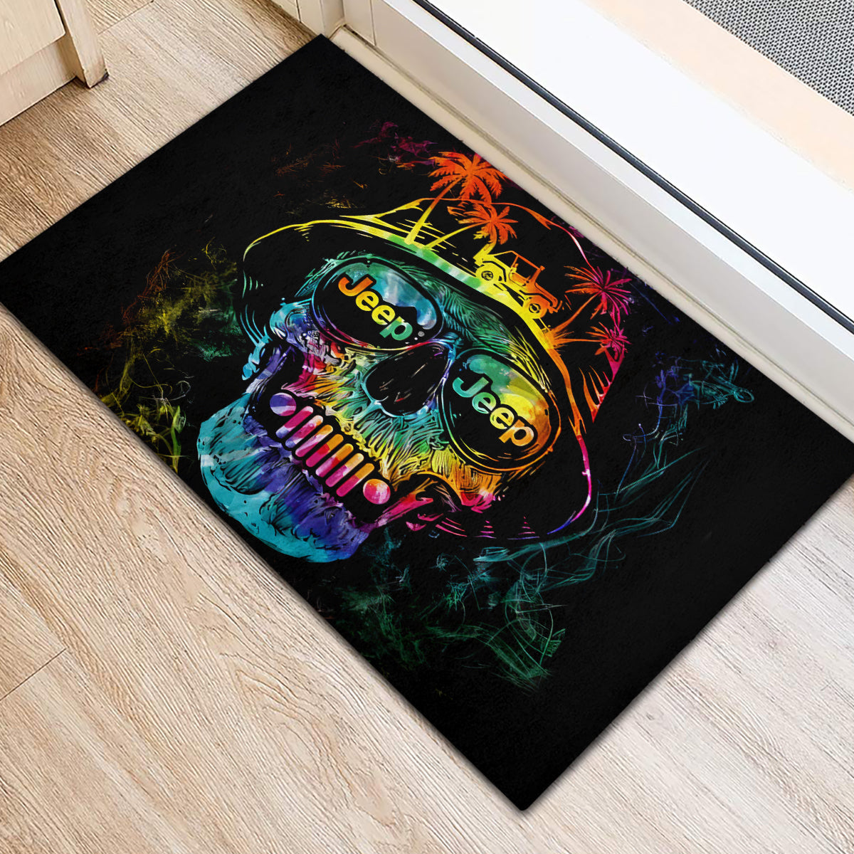 skull-jeep-rubber-doormat-never-underestimate-an-old-man-with-a-jeep