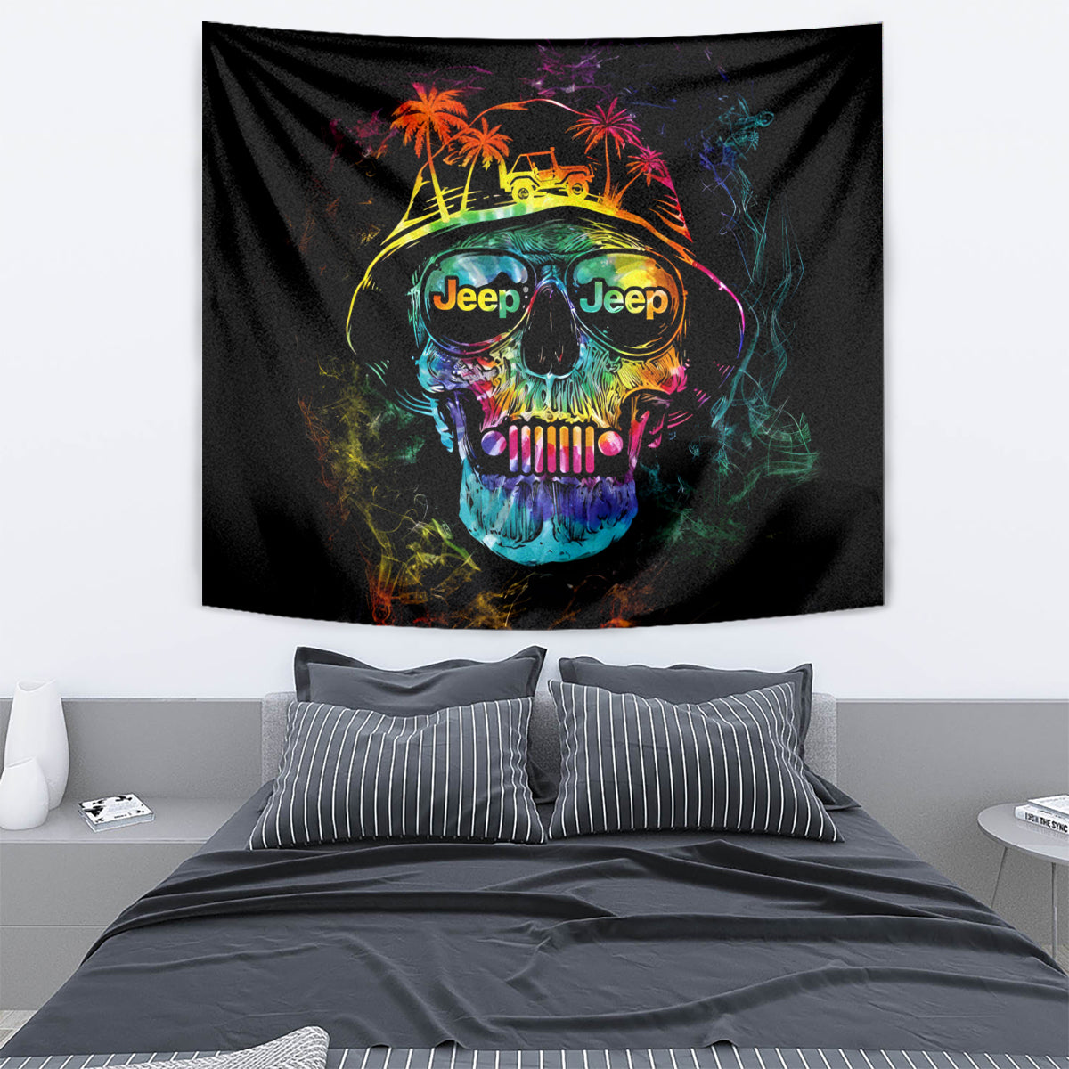 skull-jeep-tapestry-never-underestimate-an-old-man-with-a-jeep