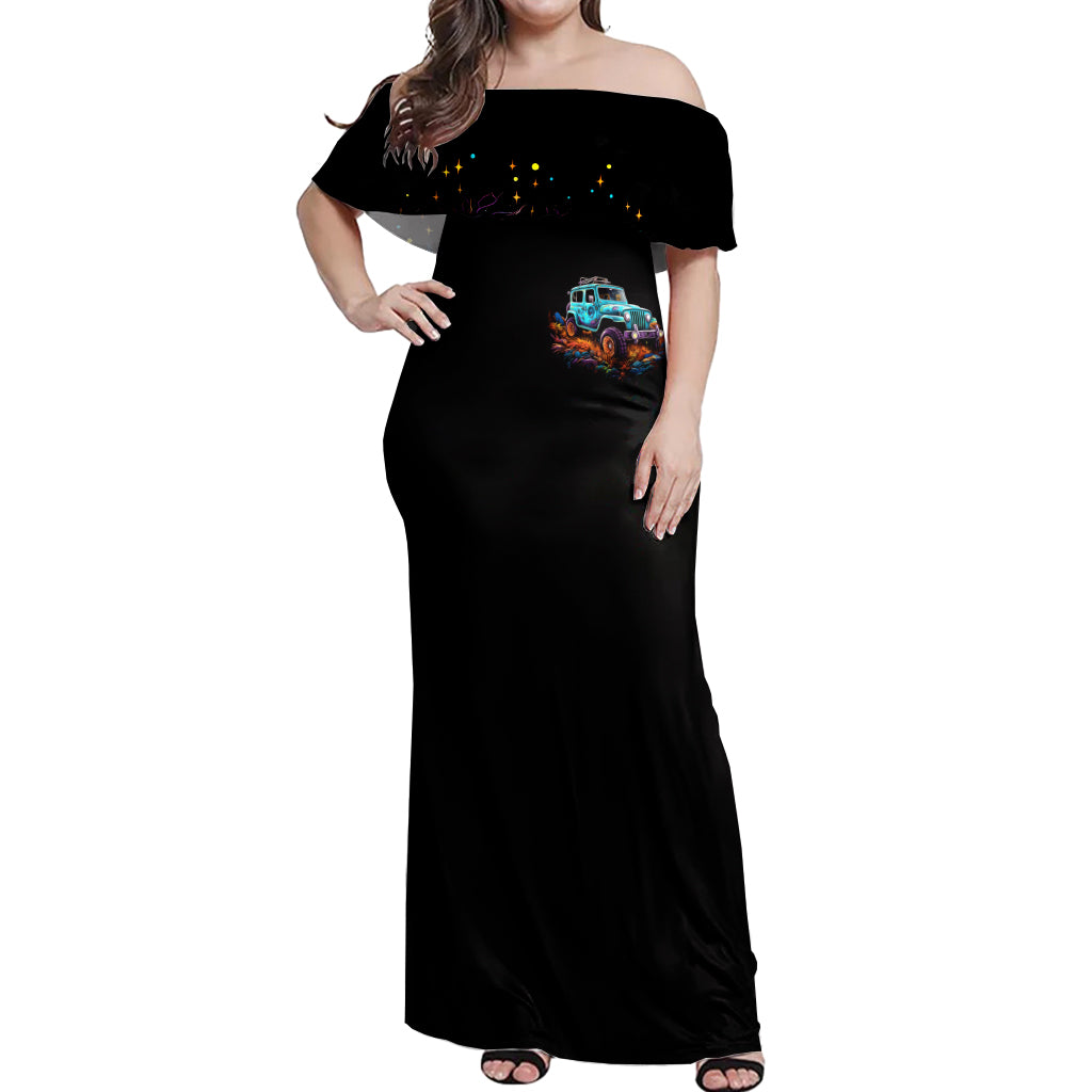 blue-jeep-off-shoulder-maxi-dress-not-all-who-wander-are-lost