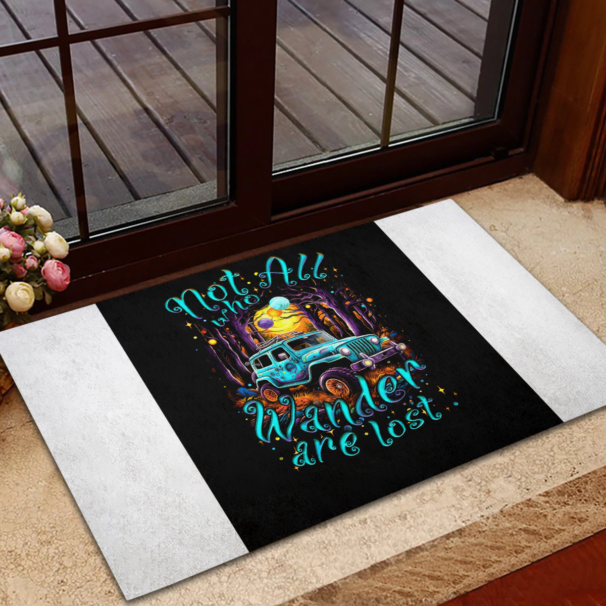 blue-jeep-rubber-doormat-not-all-who-wander-are-lost