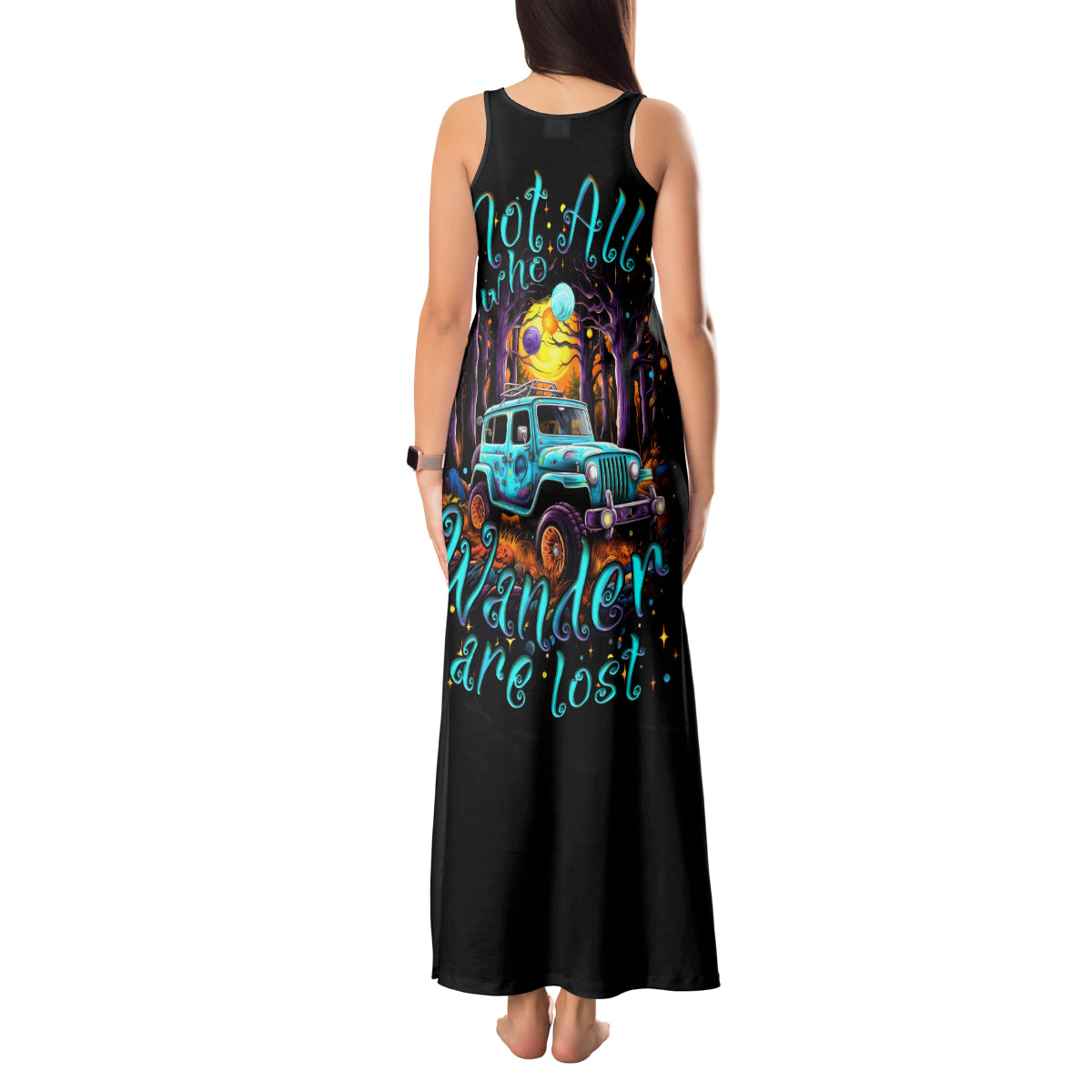 blue-jeep-tank-maxi-dress-not-all-who-wander-are-lost