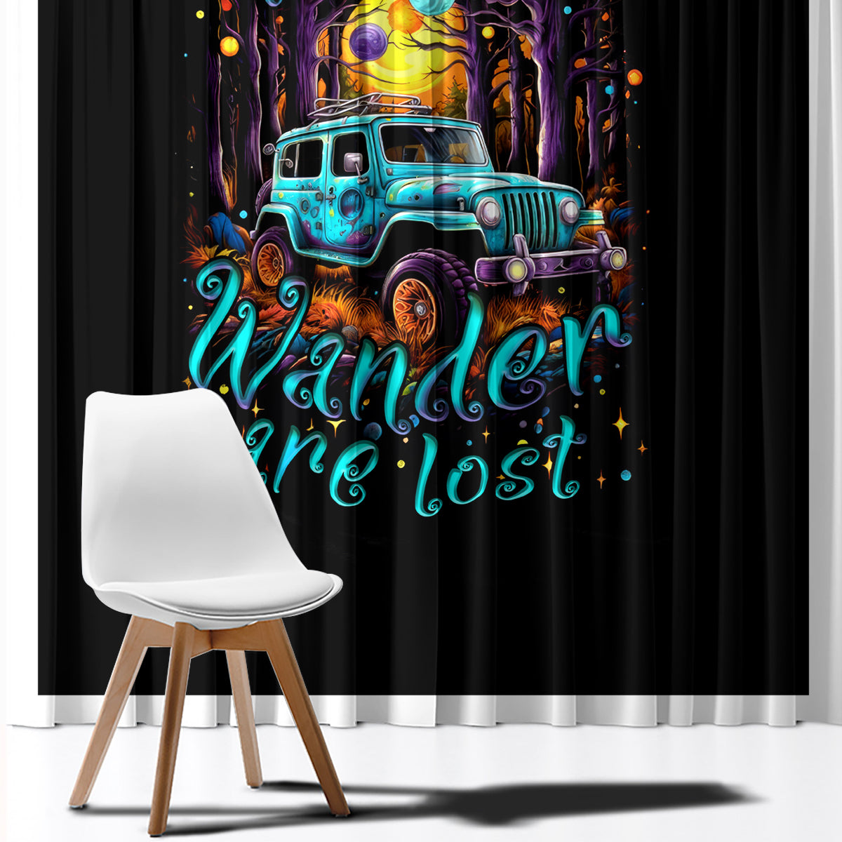 blue-jeep-window-curtain-not-all-who-wander-are-lost