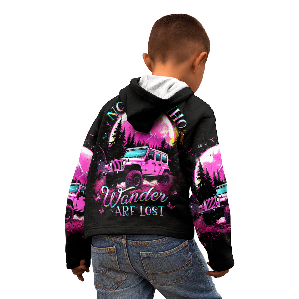 pink-jeep-kid-hoodie-not-all-who-wander-are-lost