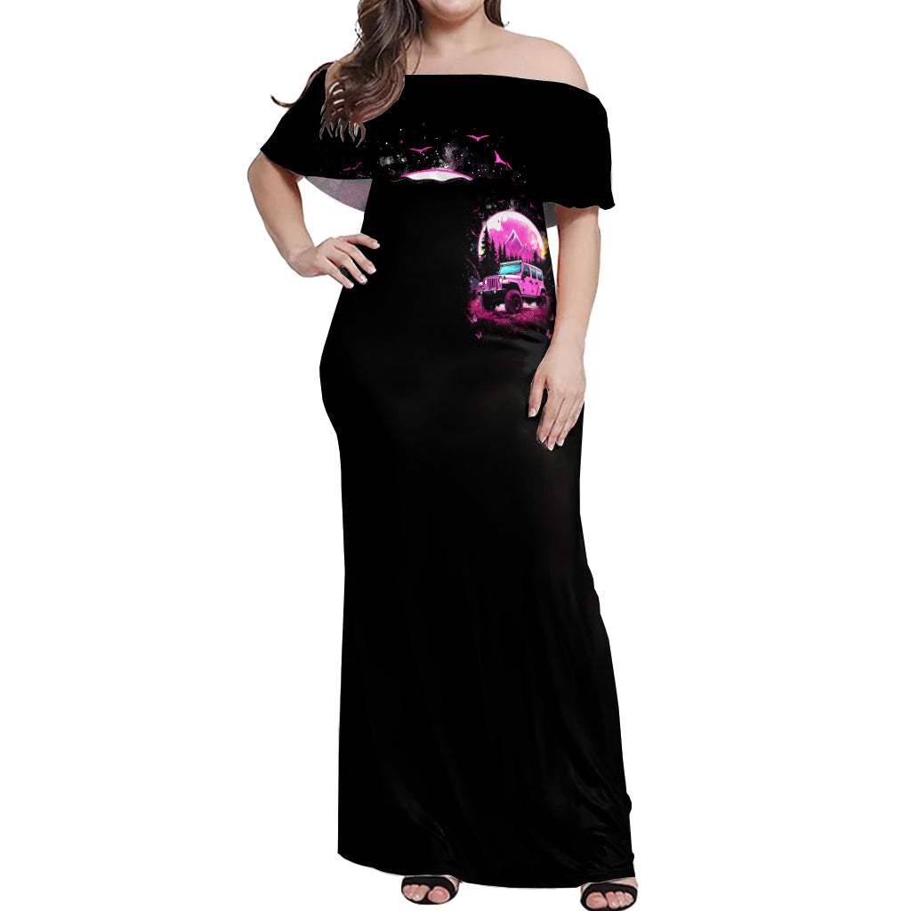 pink-jeep-off-shoulder-maxi-dress-not-all-who-wander-are-lost