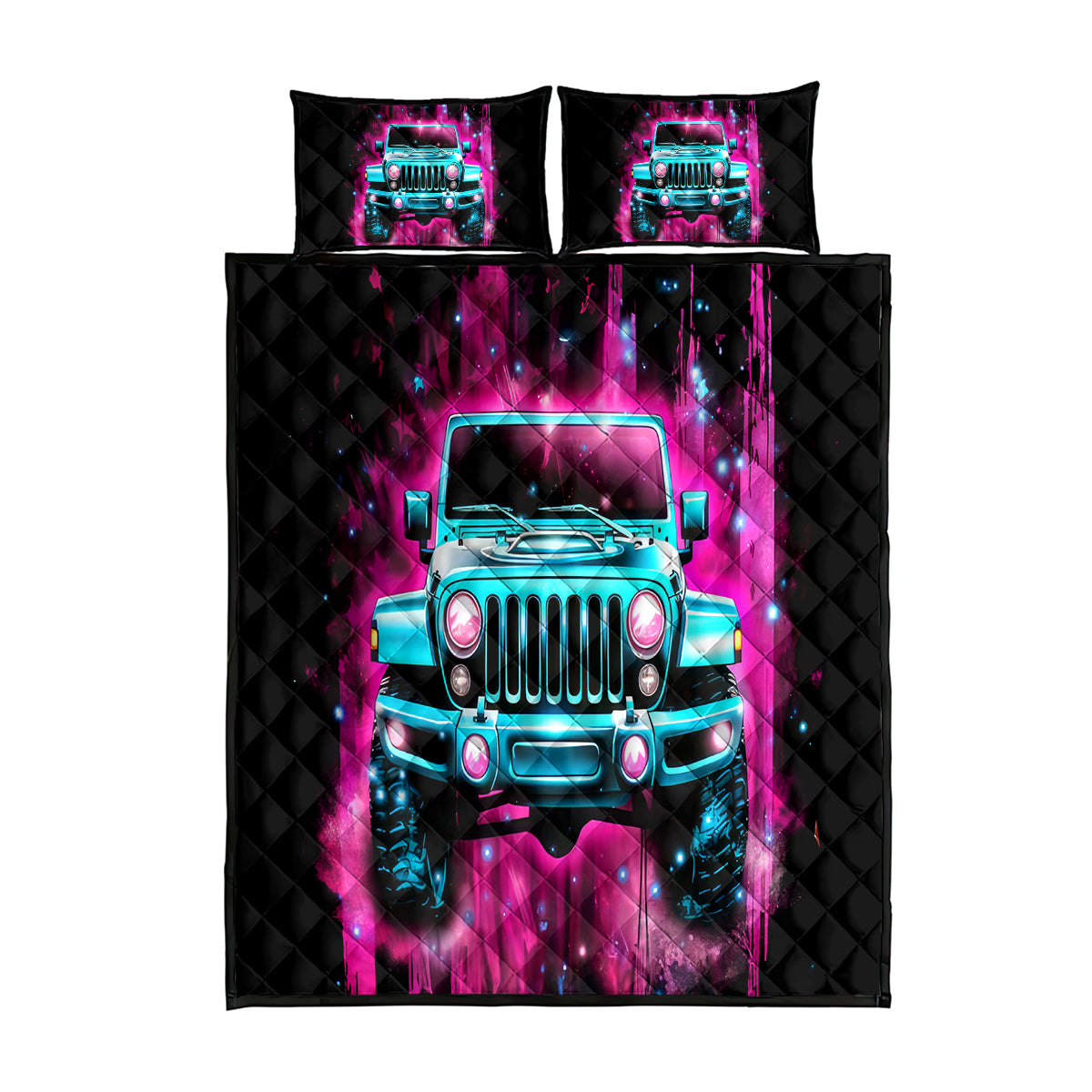 pink-jeep-quilt-bed-set-on-the-dark-desert-highway-cool-wind-in-my-hair