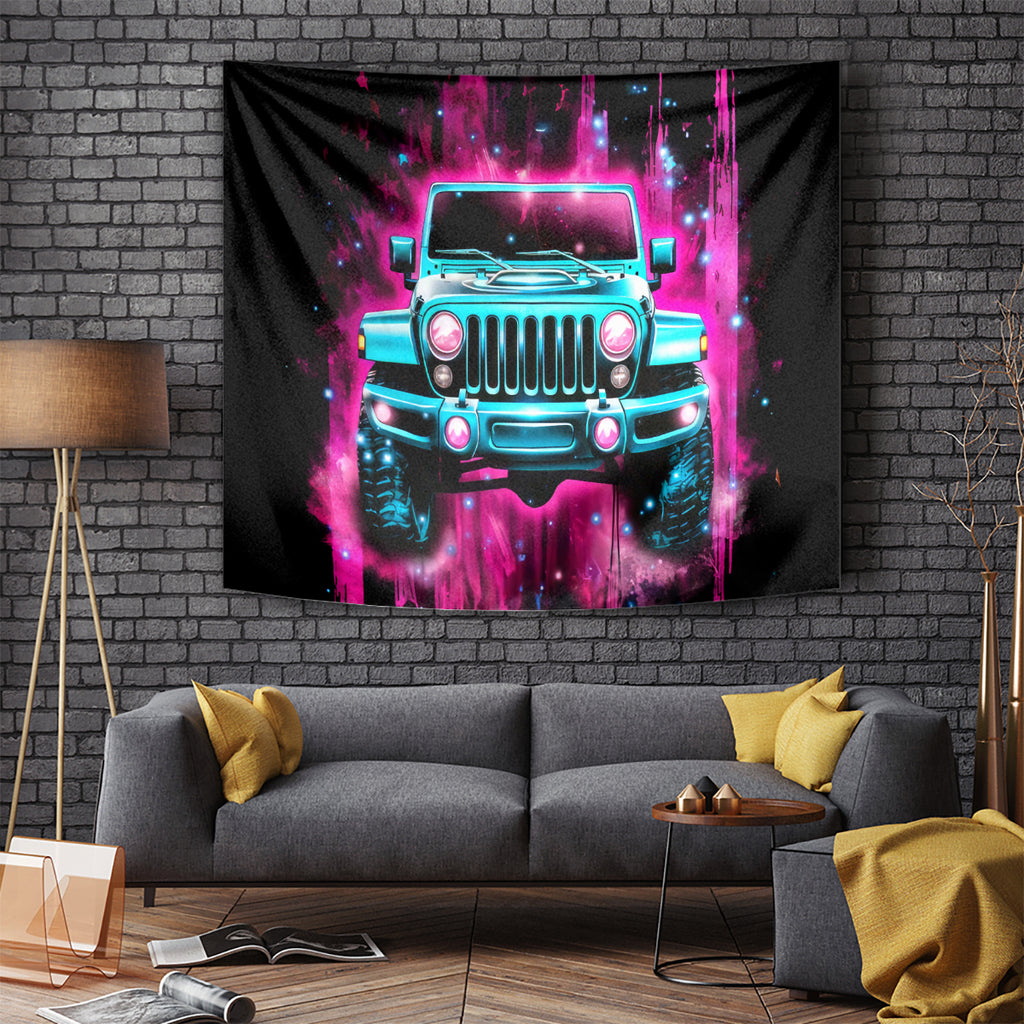 pink-jeep-tapestry-on-the-dark-desert-highway-cool-wind-in-my-hair
