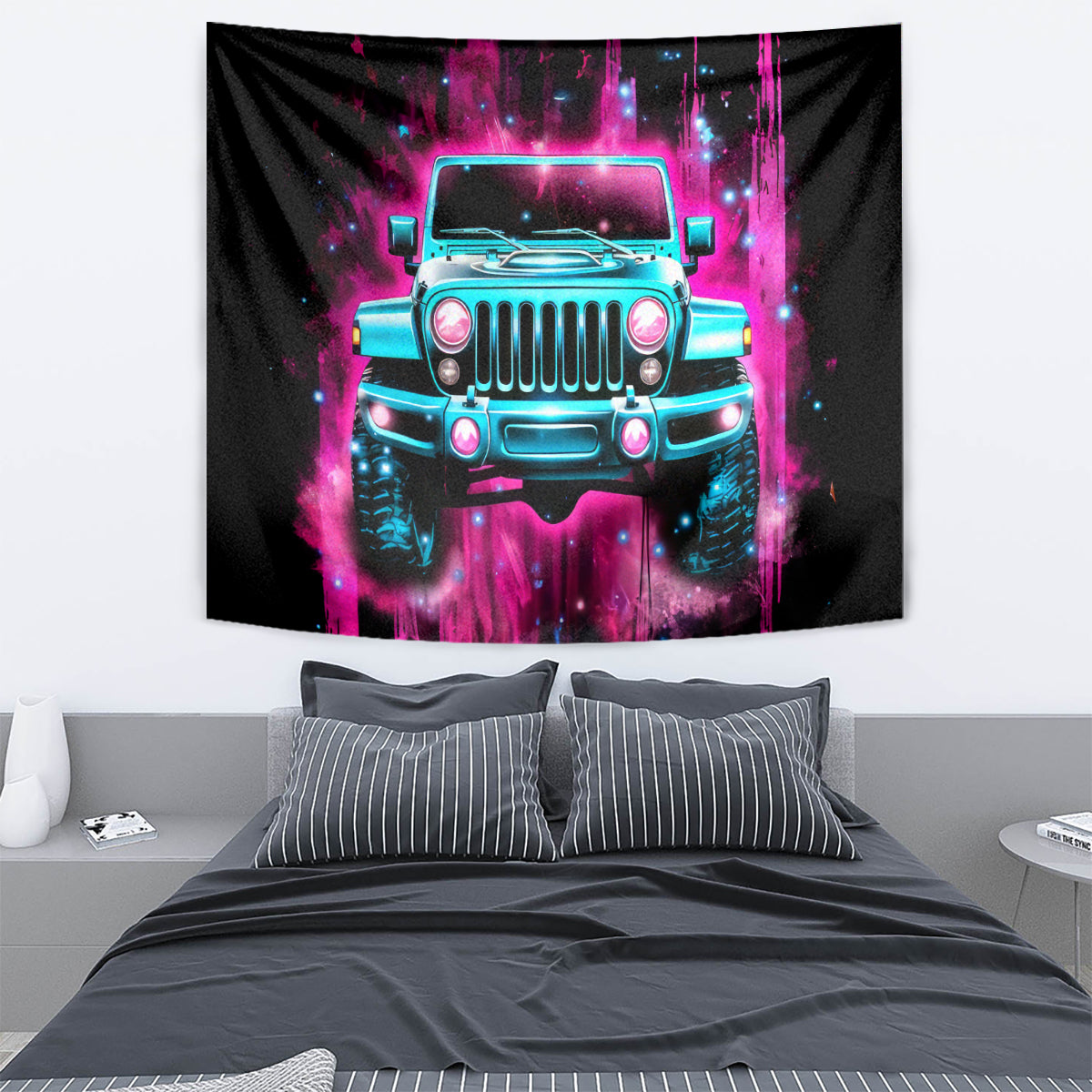 pink-jeep-tapestry-on-the-dark-desert-highway-cool-wind-in-my-hair