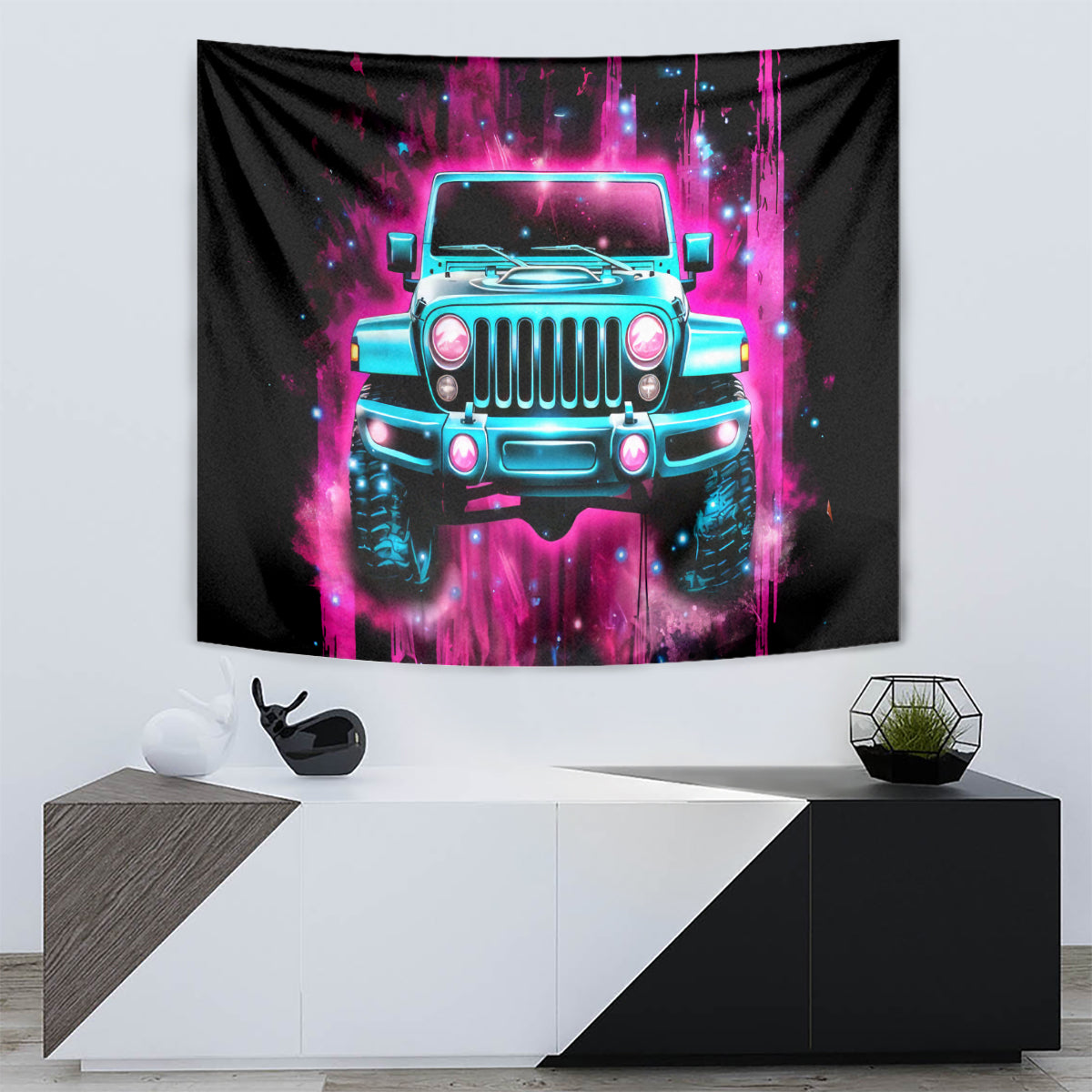 pink-jeep-tapestry-on-the-dark-desert-highway-cool-wind-in-my-hair