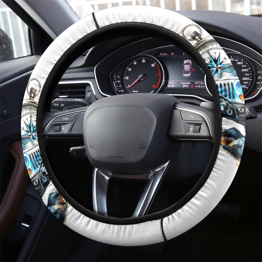 Blue Flame Jeep Steering Wheel Cover But Did You Die?
