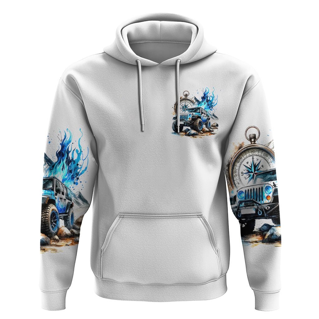 Blue Flame Jeep Zip Hoodie But Did You Die?
