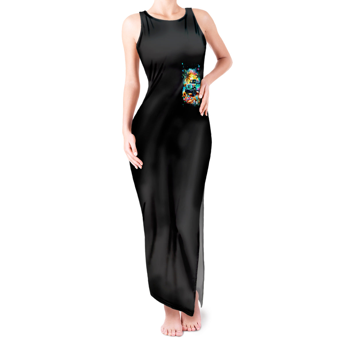 Beach Jeep Tank Maxi Dress Find Me Where The Jeep Meets The Ocean