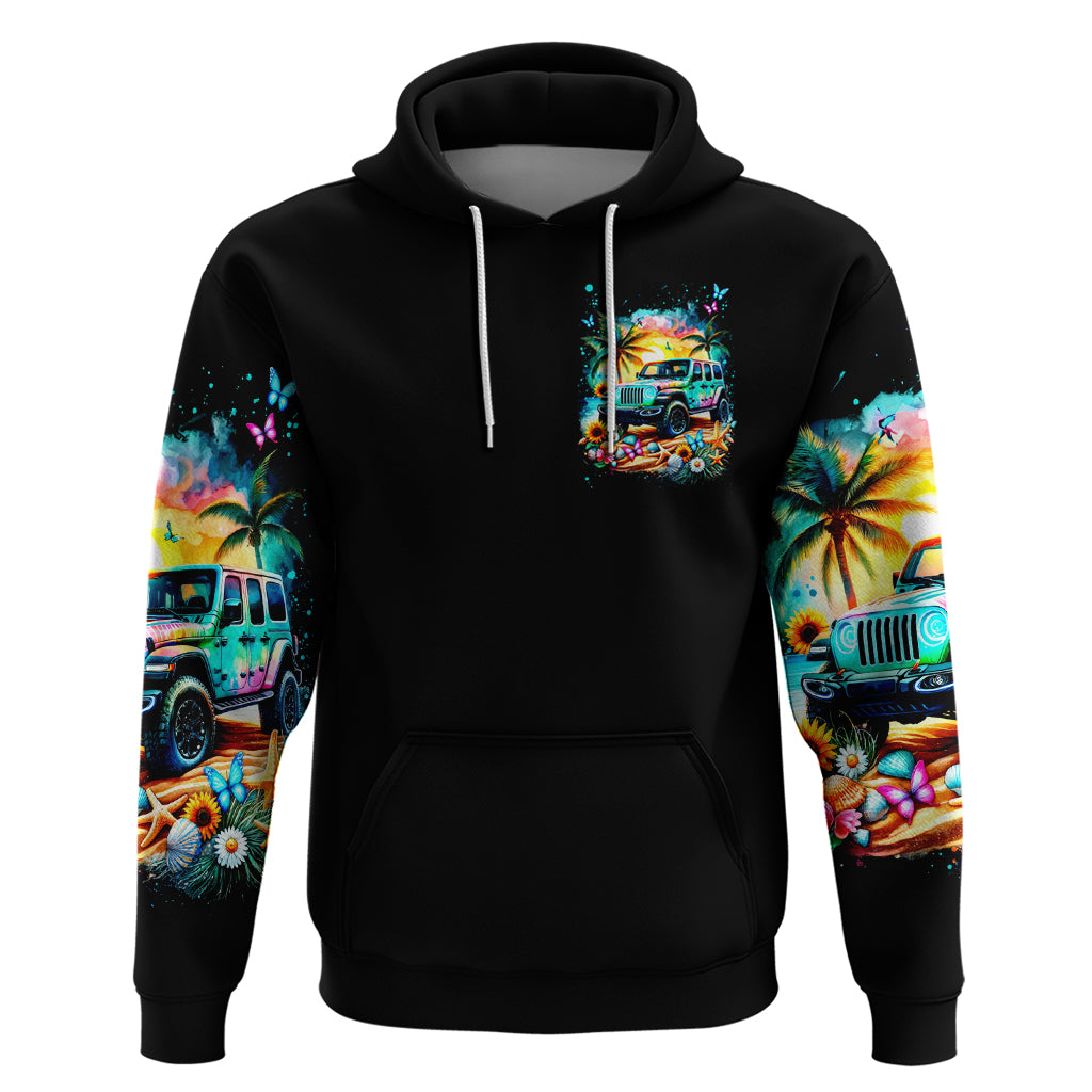 Beach Jeep Zip Hoodie Find Me Where The Jeep Meets The Ocean