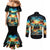 Beach Jeep Couples Matching Mermaid Dress and Long Sleeve Button Shirt Sunset Find Me Where The Jeep Meets The Ocean