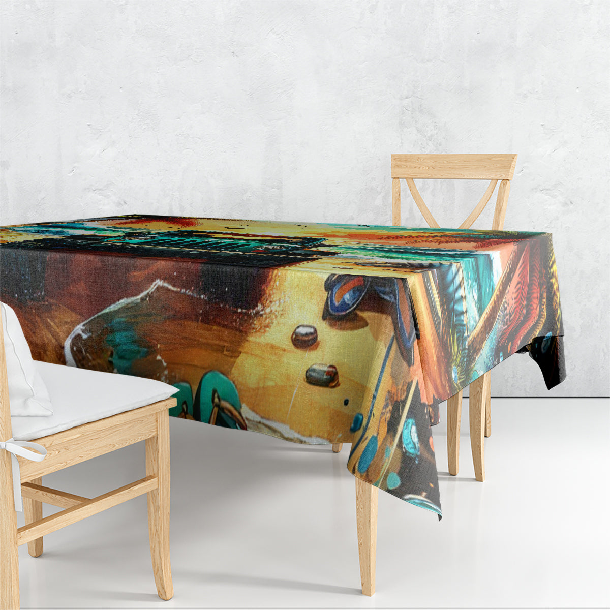 Beach Jeep Tablecloth Sunset Find Me Where The Jeep Meets The Ocean