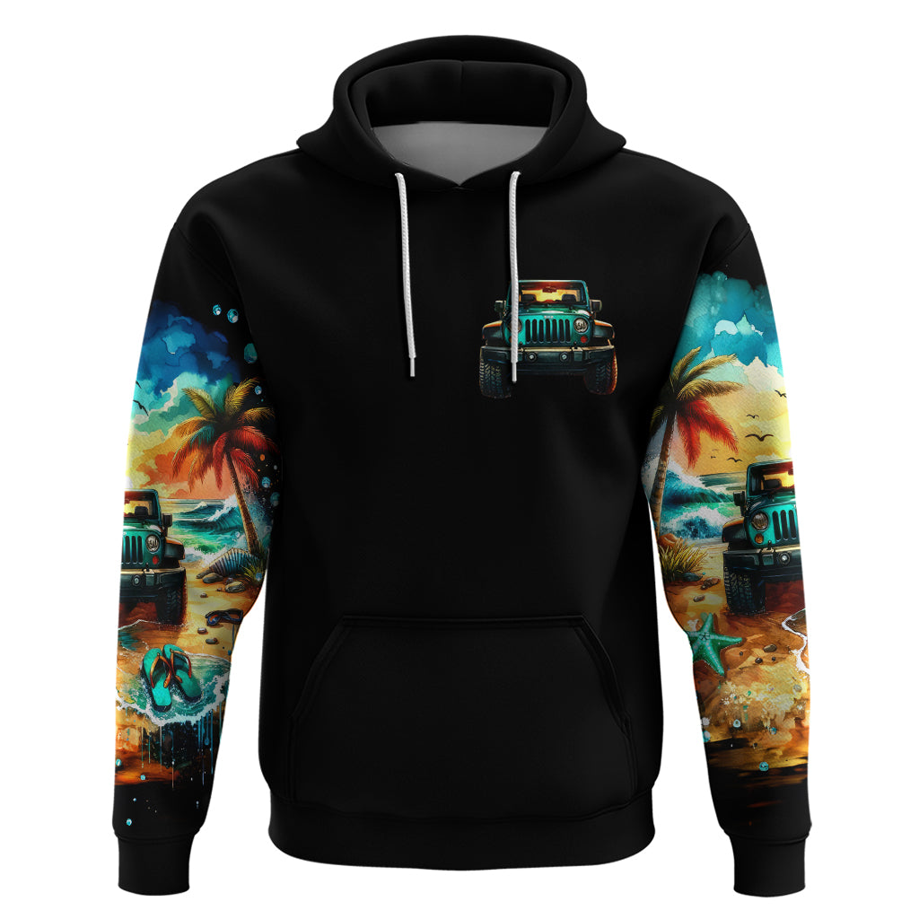 Beach Jeep Zip Hoodie Sunset Find Me Where The Jeep Meets The Ocean