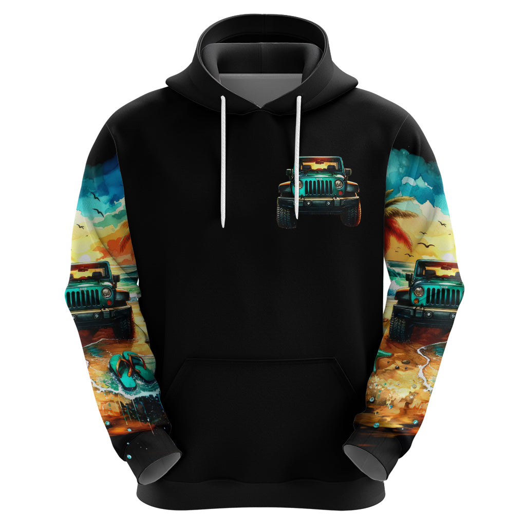 Beach Jeep Zip Hoodie Sunset Find Me Where The Jeep Meets The Ocean