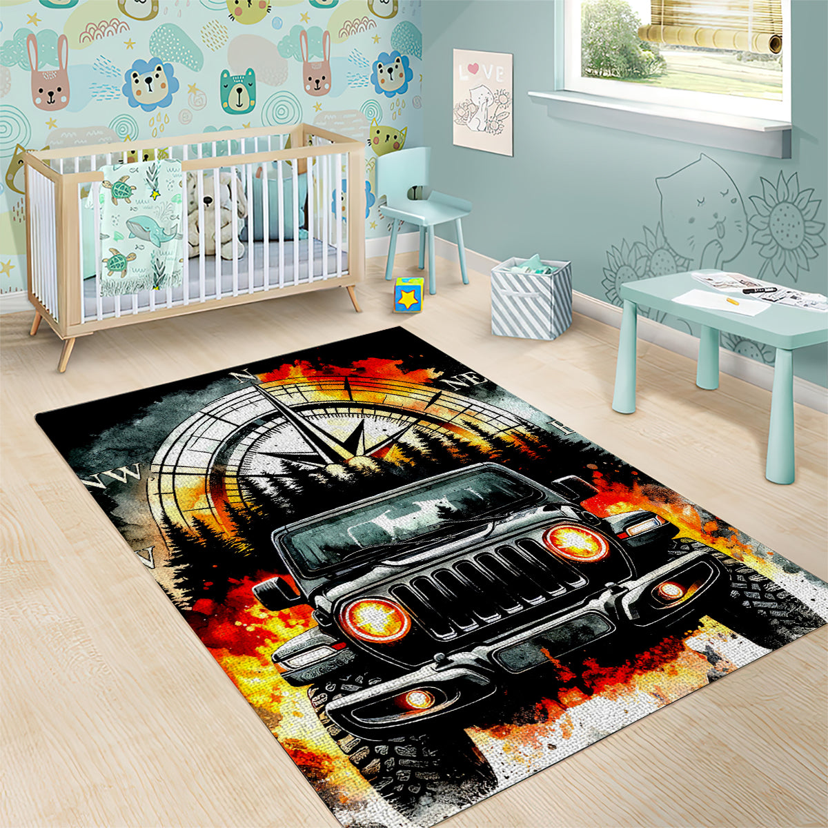 Black Jeep Area Rug I'm The Black Jeep Of The Family