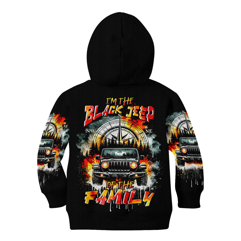 Black Jeep Kid Hoodie I'm The Black Jeep Of The Family