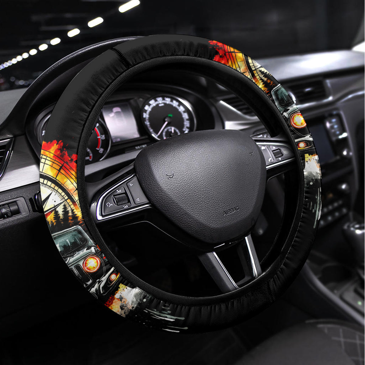 Black Jeep Steering Wheel Cover I'm The Black Jeep Of The Family
