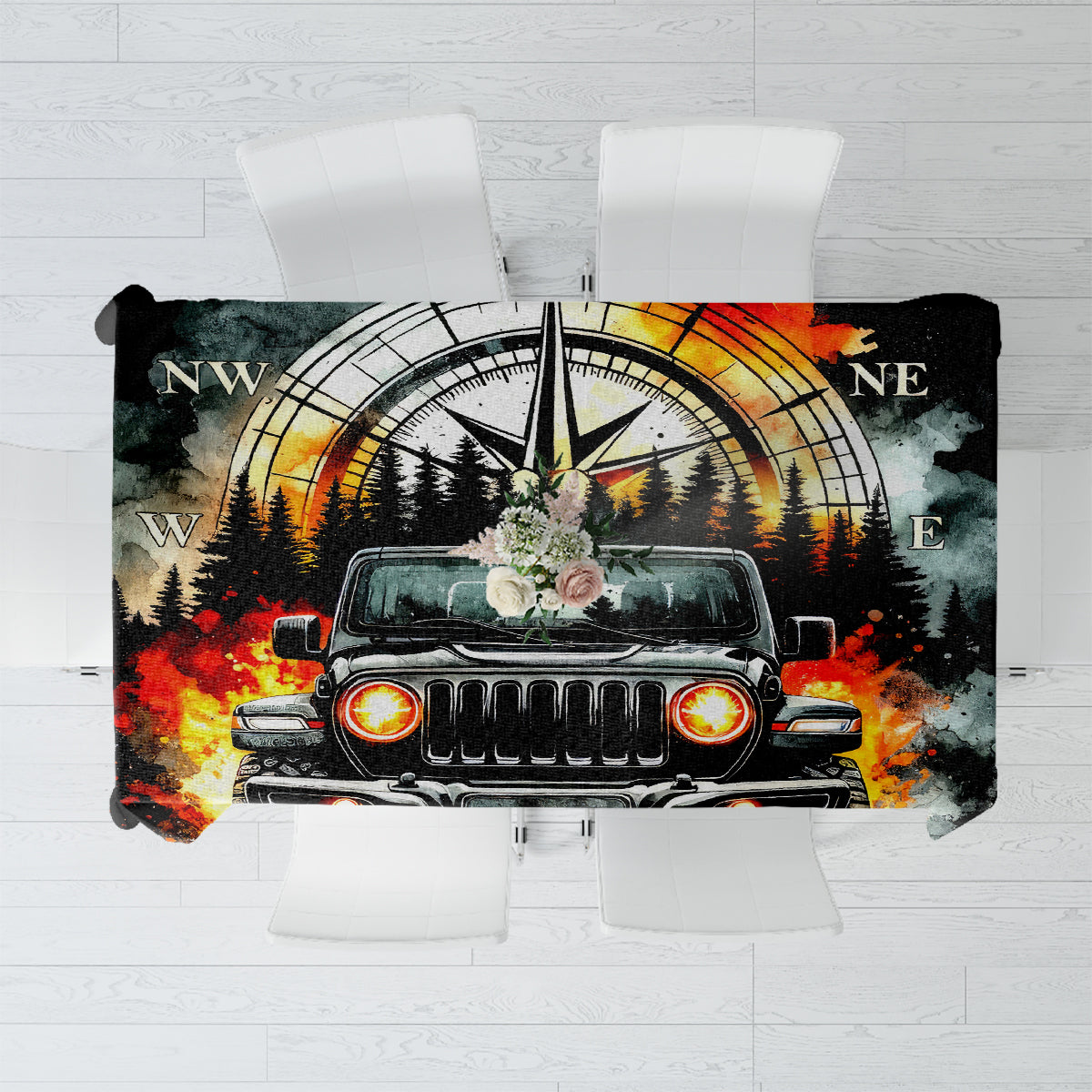 Black Jeep Tablecloth I'm The Black Jeep Of The Family
