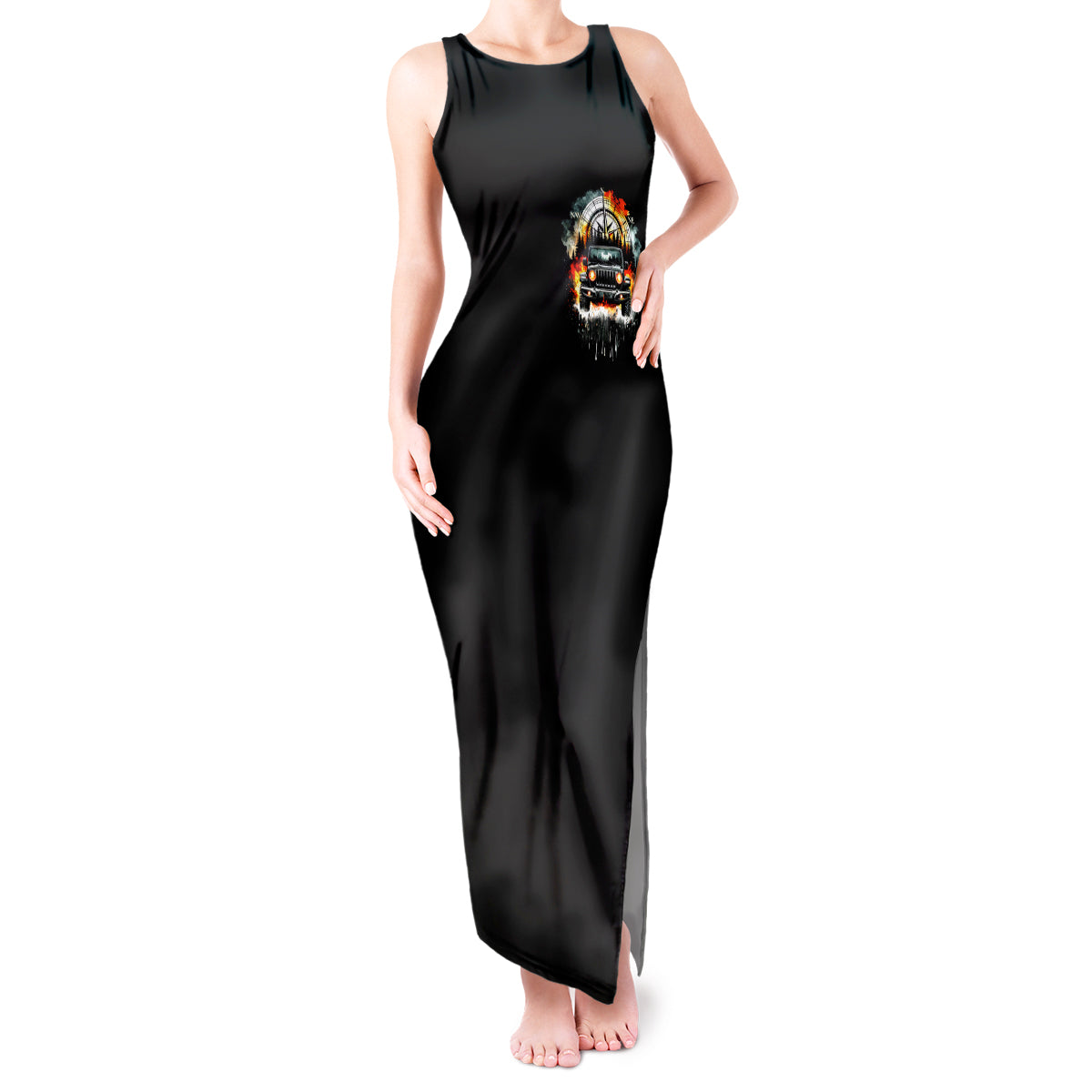 Black Jeep Tank Maxi Dress I'm The Black Jeep Of The Family