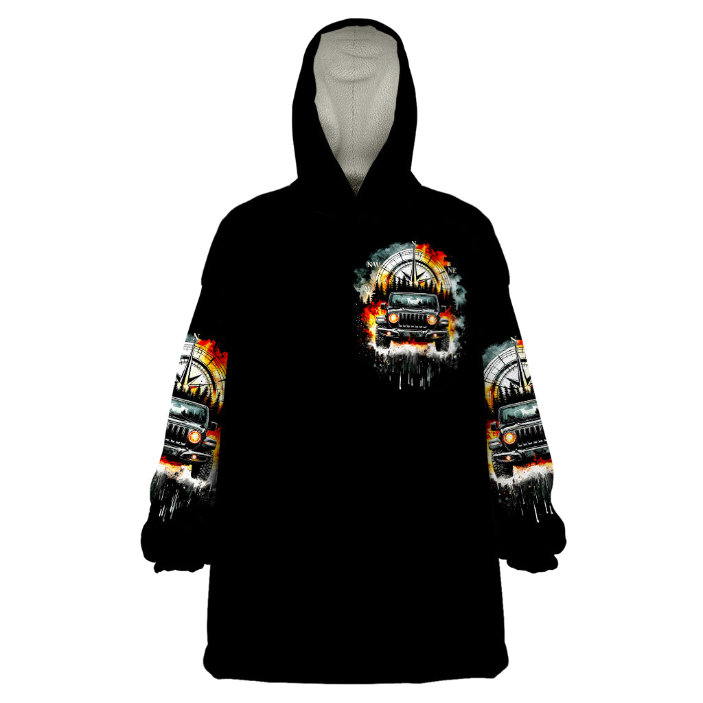 Black Jeep Wearable Blanket Hoodie I'm The Black Jeep Of The Family