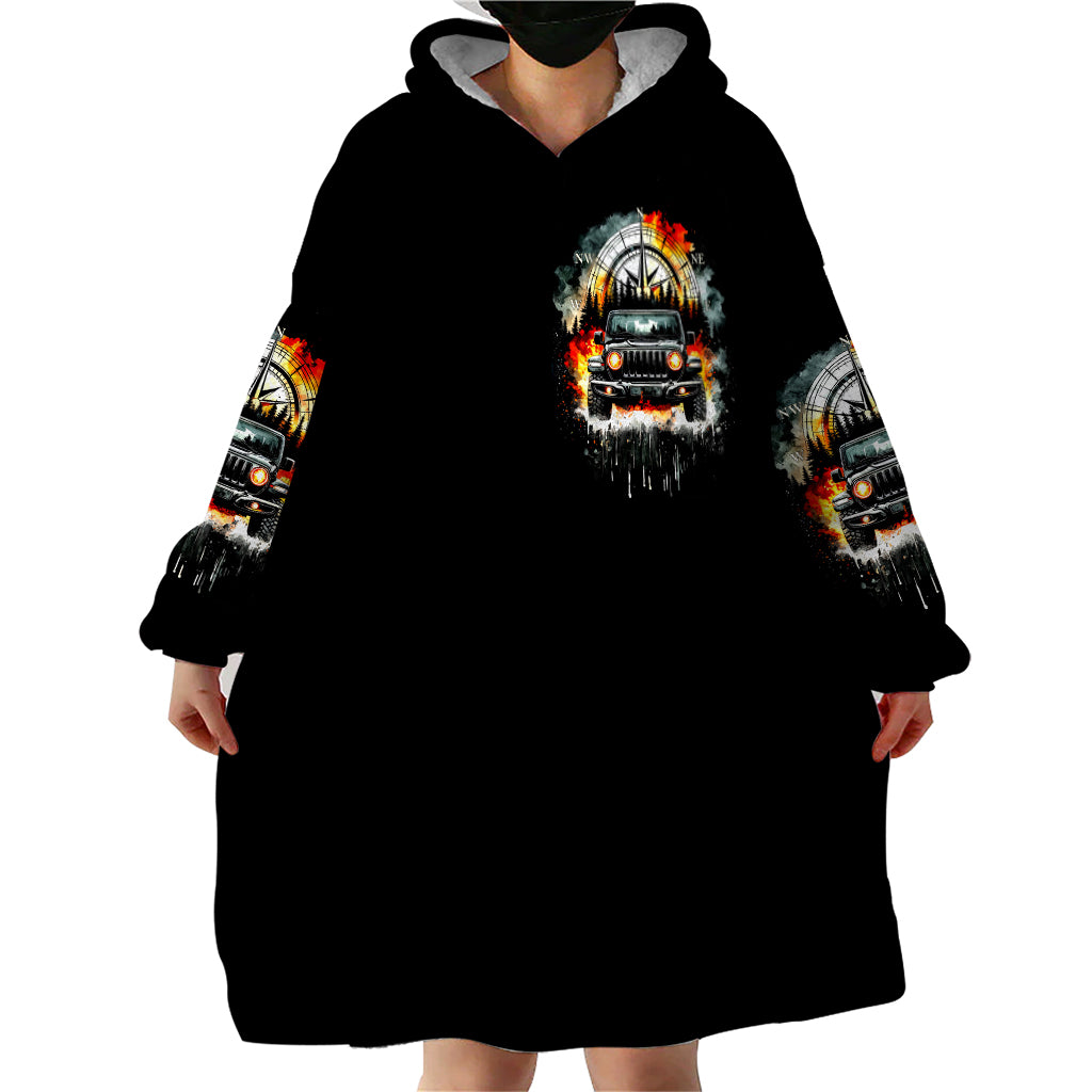 Black Jeep Wearable Blanket Hoodie I'm The Black Jeep Of The Family
