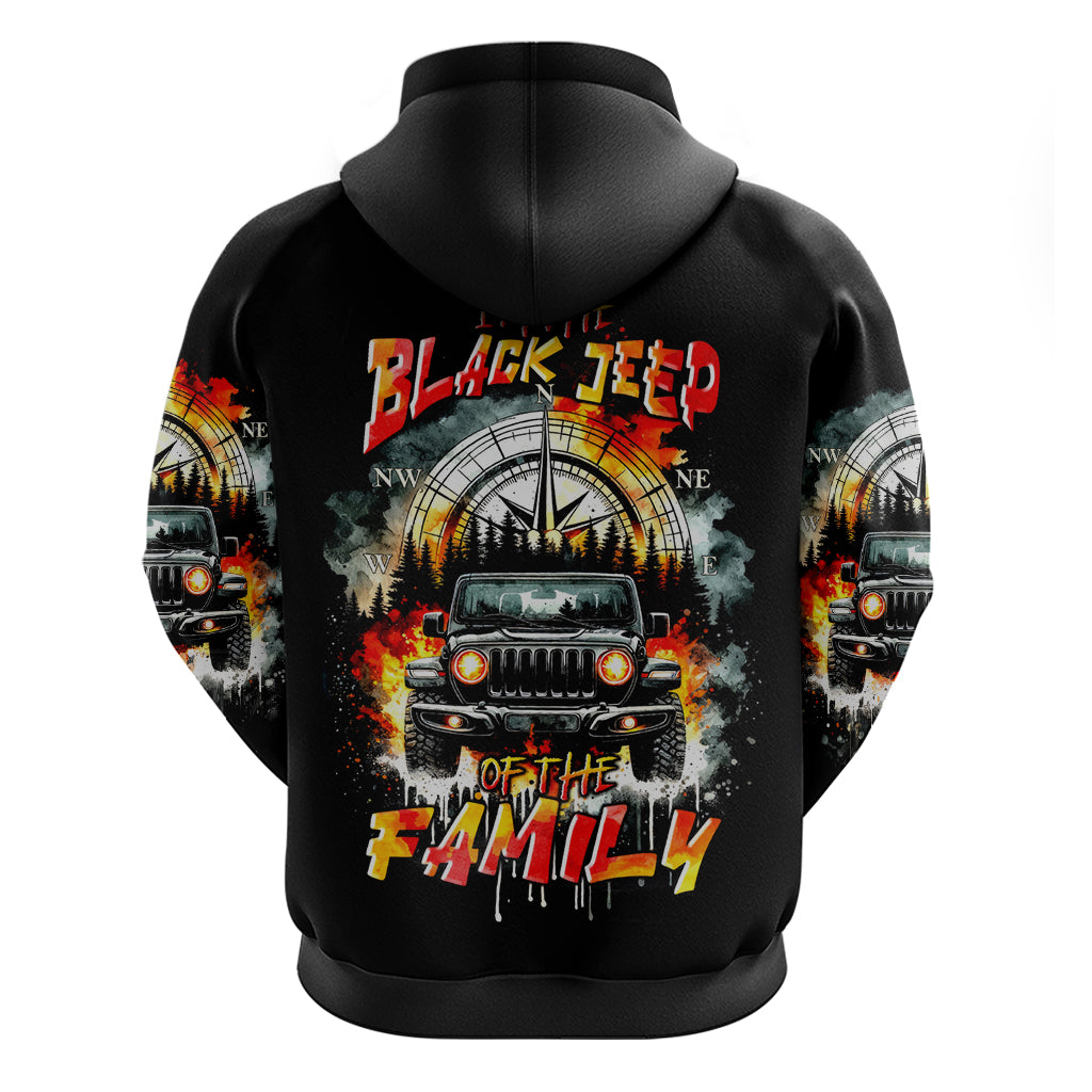 Black Jeep Zip Hoodie I'm The Black Jeep Of The Family