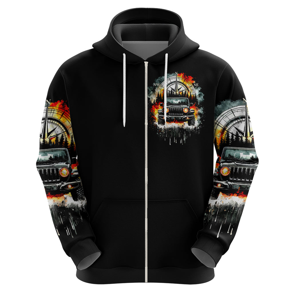 Black Jeep Zip Hoodie I'm The Black Jeep Of The Family