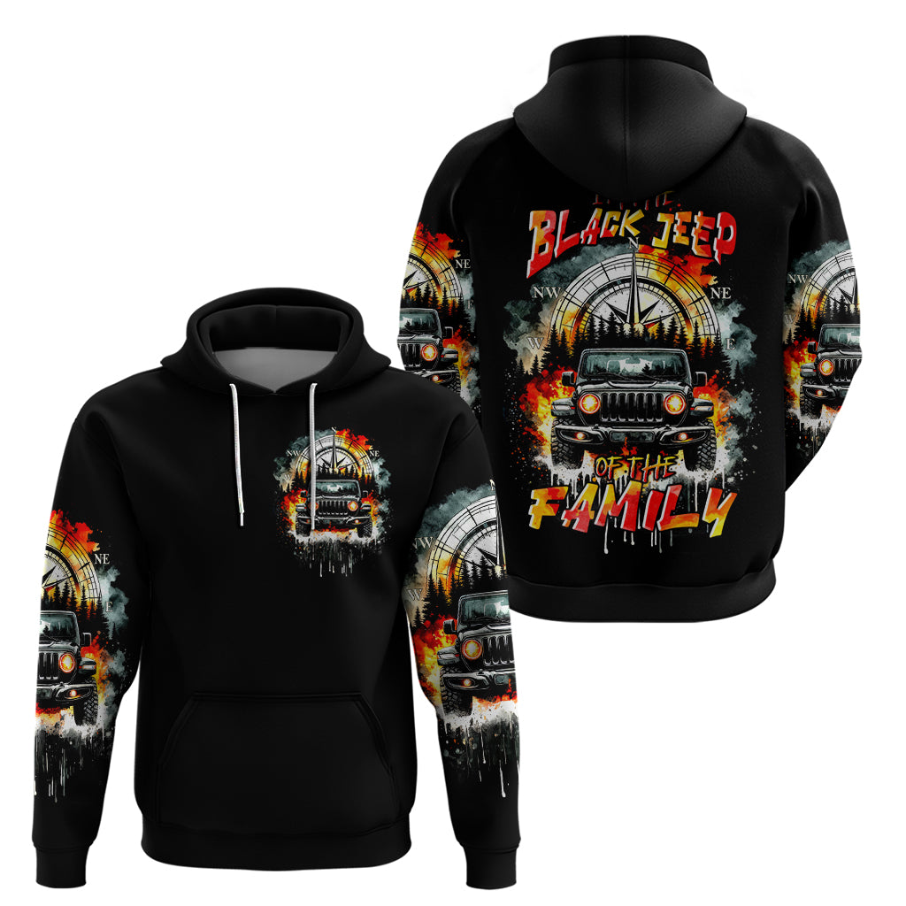 Black Jeep Zip Hoodie I'm The Black Jeep Of The Family
