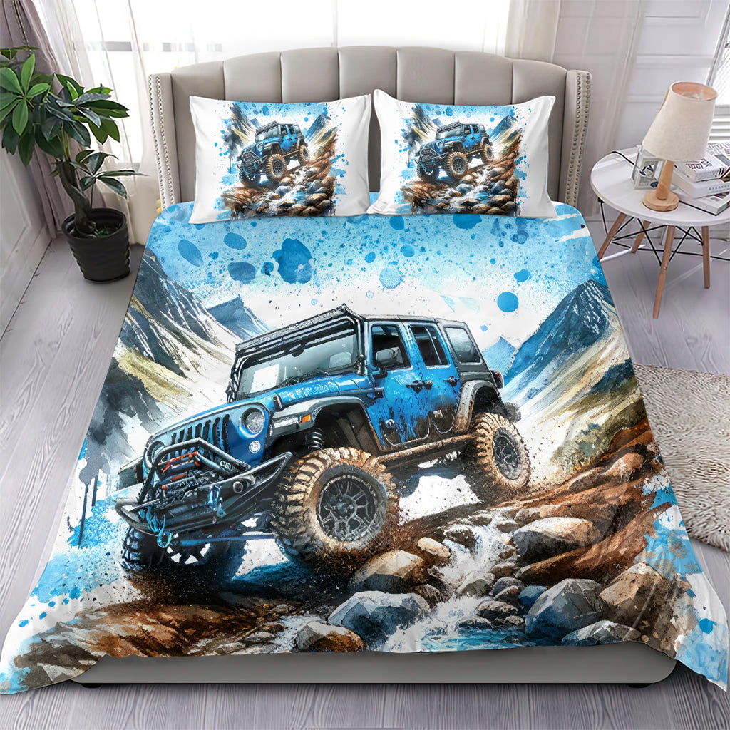 Mountain Jeep Bedding Set Because I'm Too Lazy To Ride A Mountain Bike
