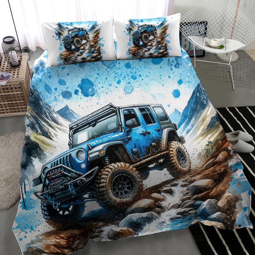 Mountain Jeep Bedding Set Because I'm Too Lazy To Ride A Mountain Bike