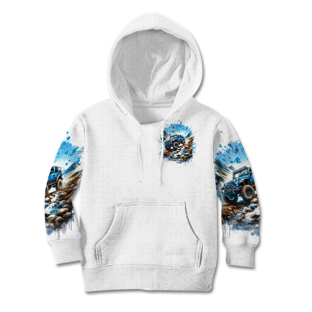 Mountain Jeep Kid Hoodie Because I'm Too Lazy To Ride A Mountain Bike