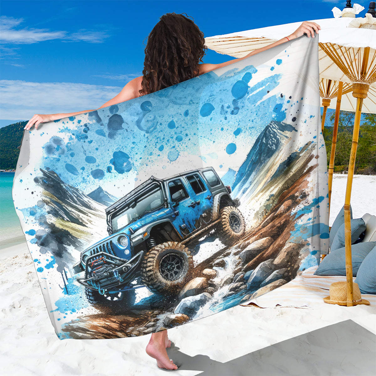 Mountain Jeep Sarong Because I'm Too Lazy To Ride A Mountain Bike