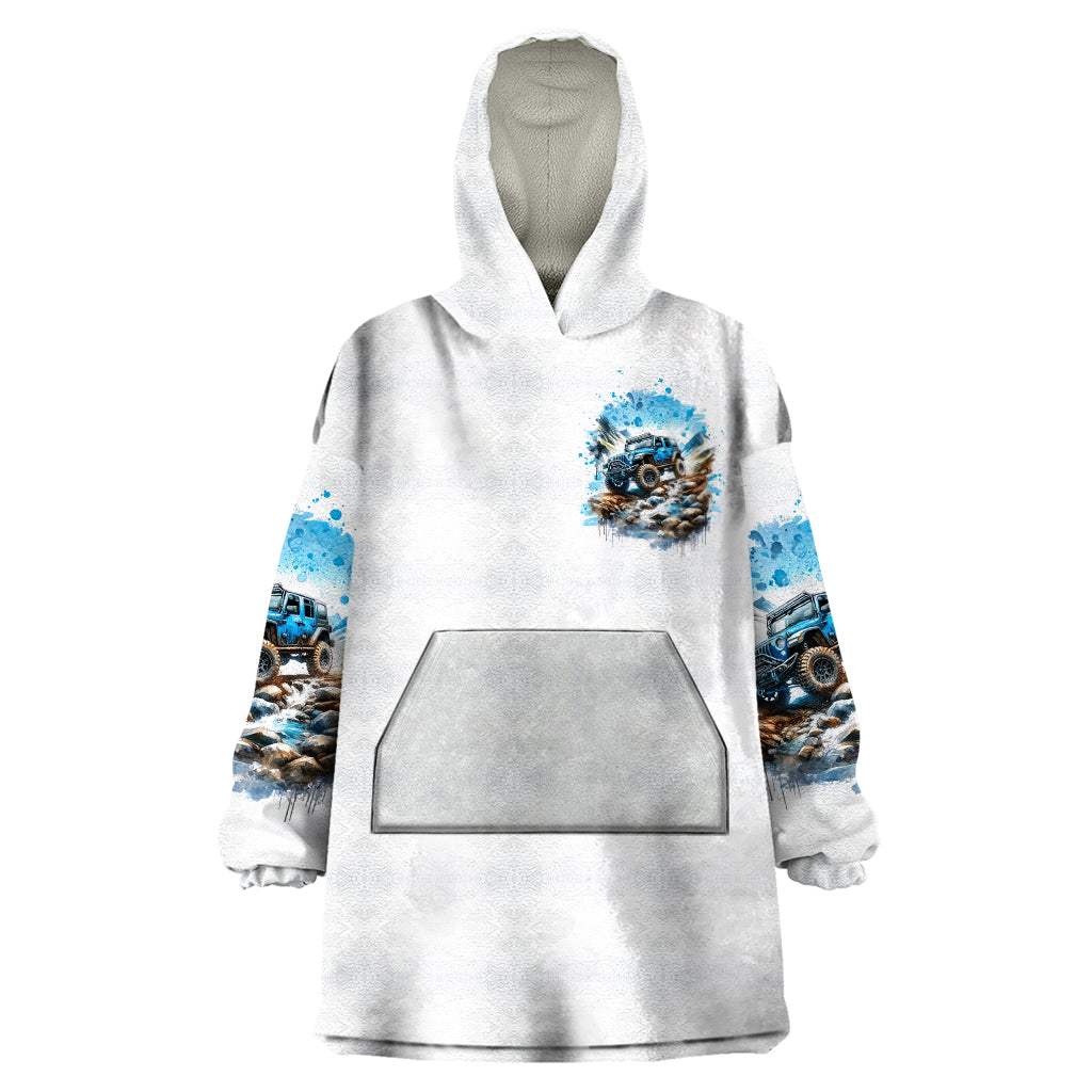 Mountain Jeep Wearable Blanket Hoodie Because I'm Too Lazy To Ride A Mountain Bike
