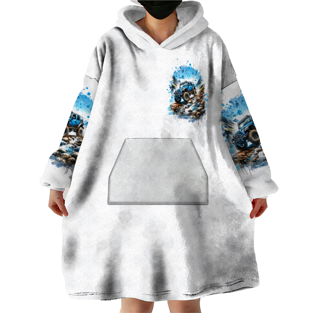 Mountain Jeep Wearable Blanket Hoodie Because I'm Too Lazy To Ride A Mountain Bike