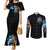 Fire Jeep Couples Matching Mermaid Dress and Long Sleeve Button Shirt American Jeep Life