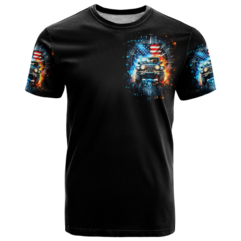 Fire Jeep T Shirt American Jeep Life