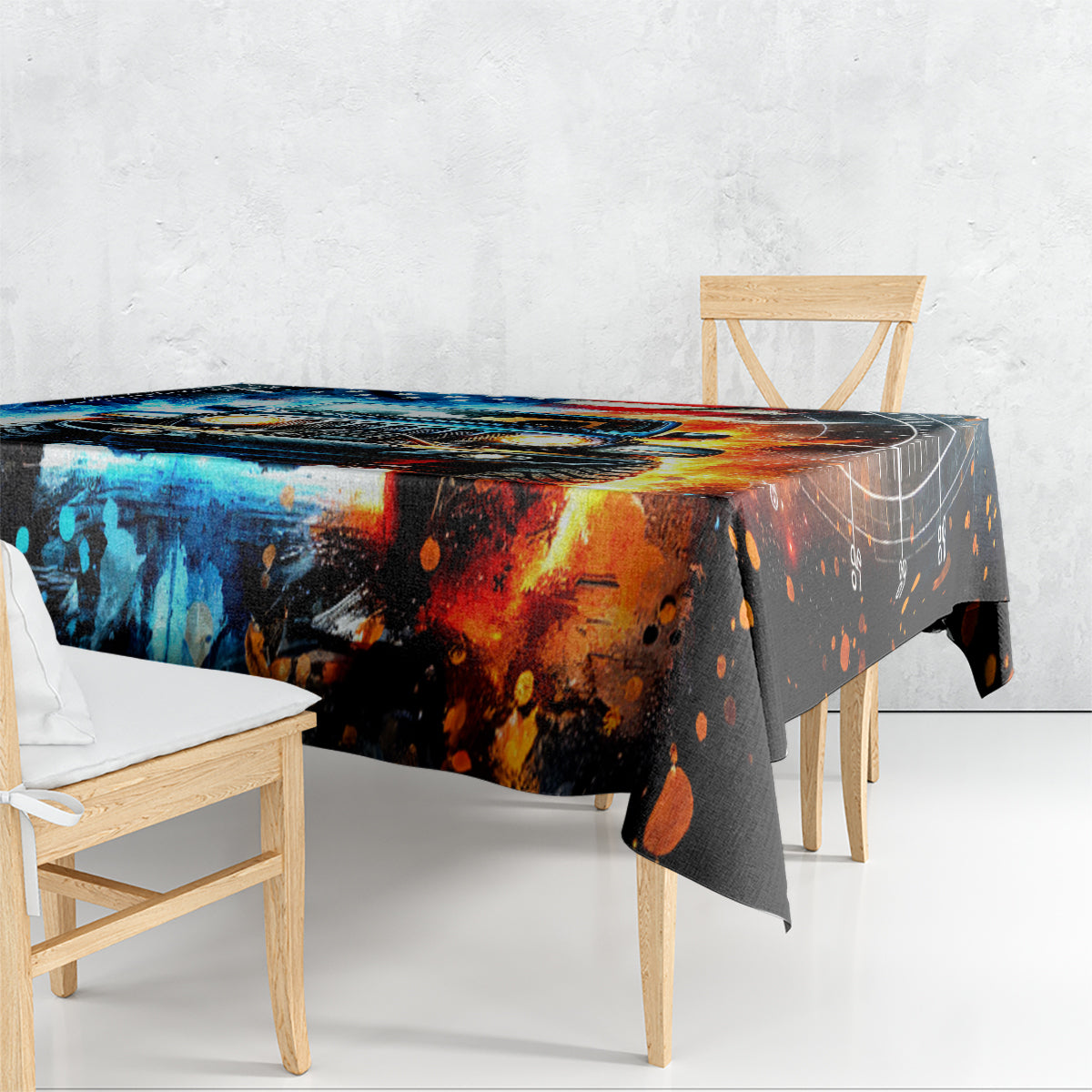 Fire Jeep Tablecloth American Jeep Life