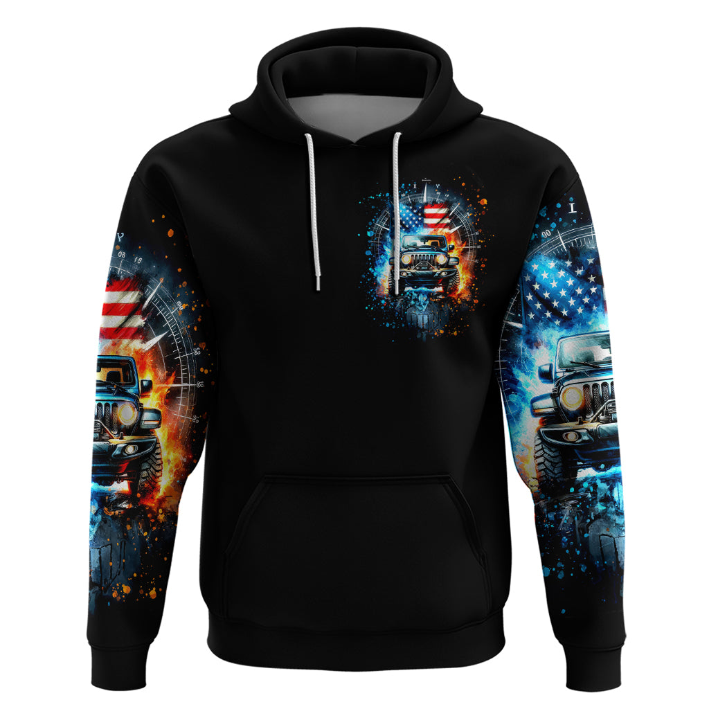 Fire Jeep Zip Hoodie American Jeep Life