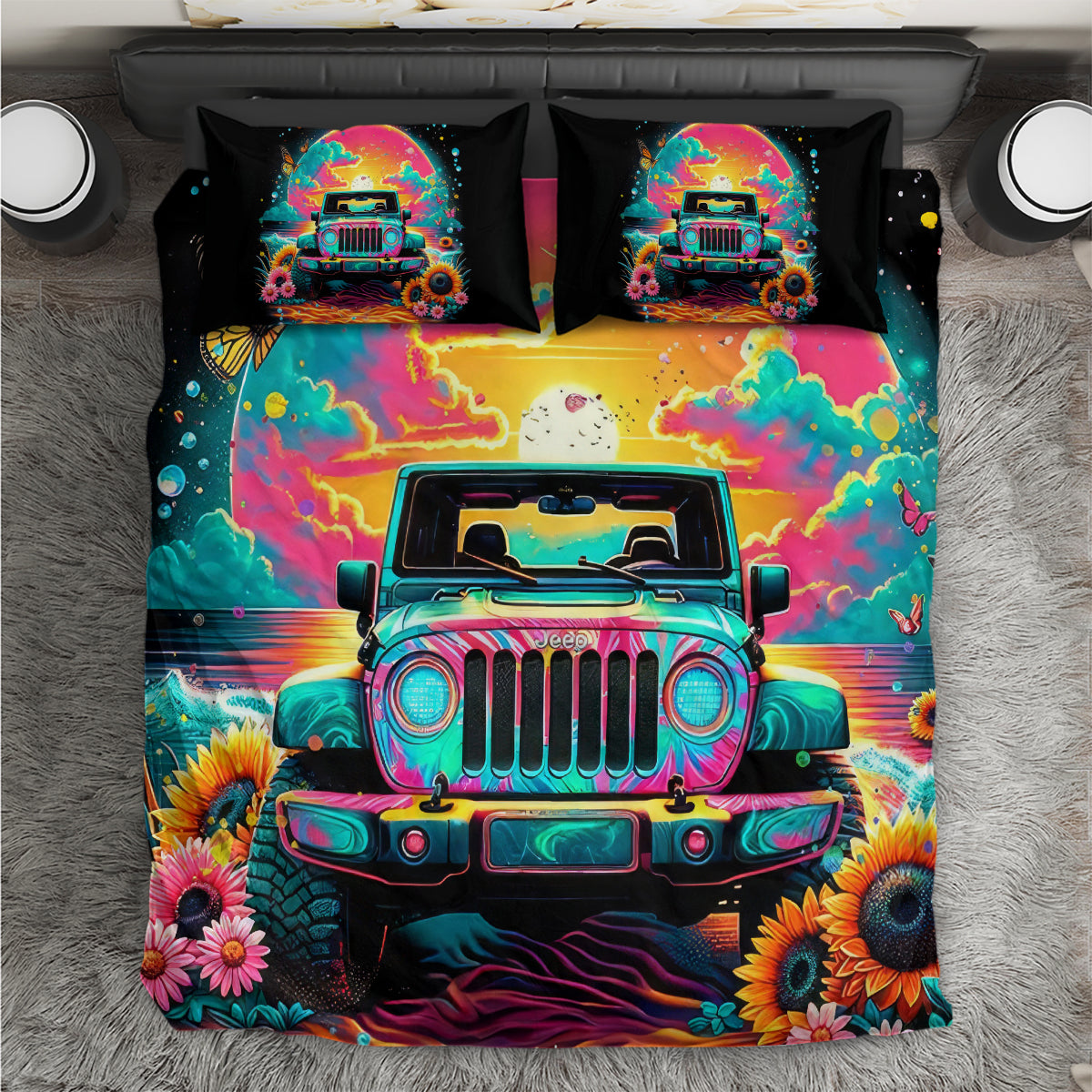 Beach Jeep Bedding Set The Best Grandmas Drive Jeeps
