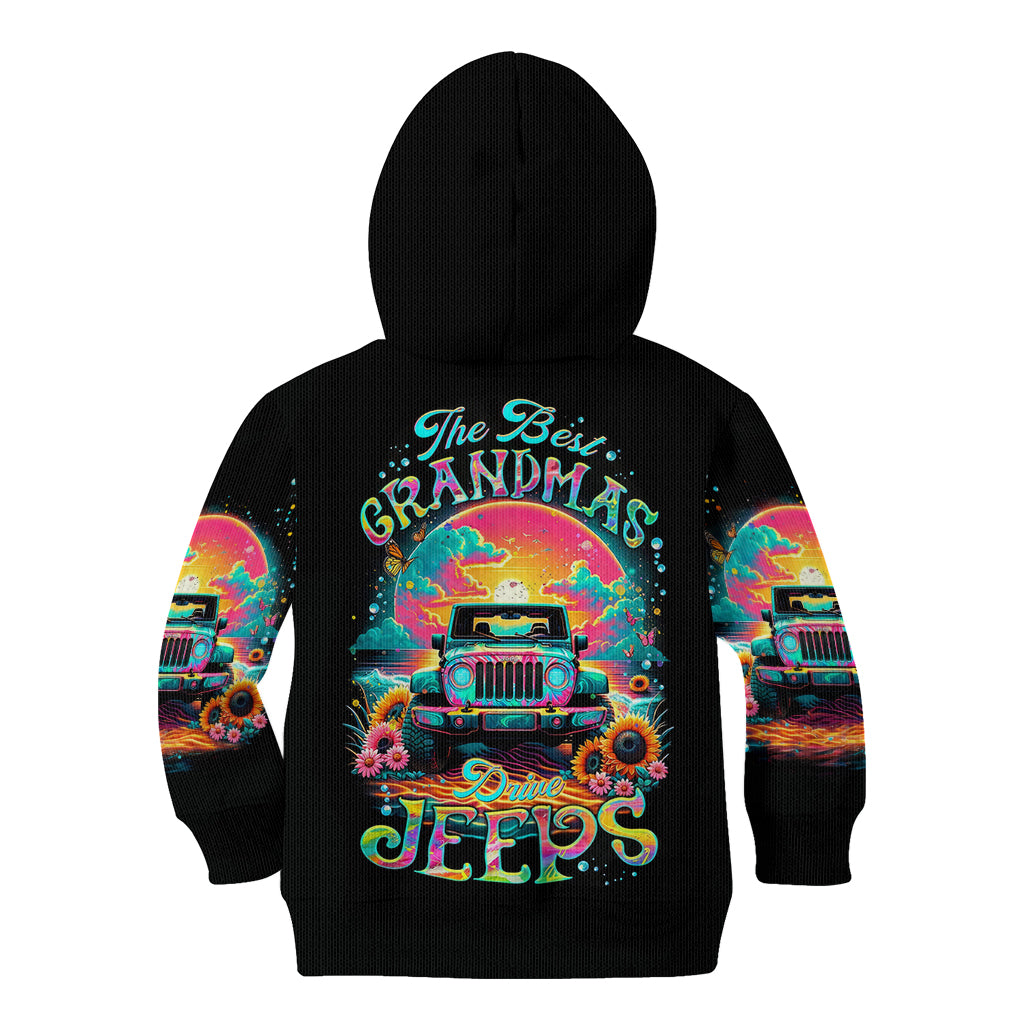 Beach Jeep Kid Hoodie The Best Grandmas Drive Jeeps