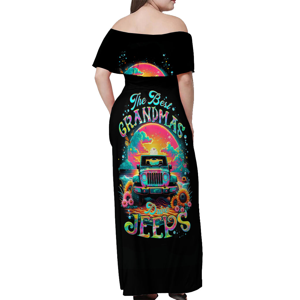 Beach Jeep Off Shoulder Maxi Dress The Best Grandmas Drive Jeeps