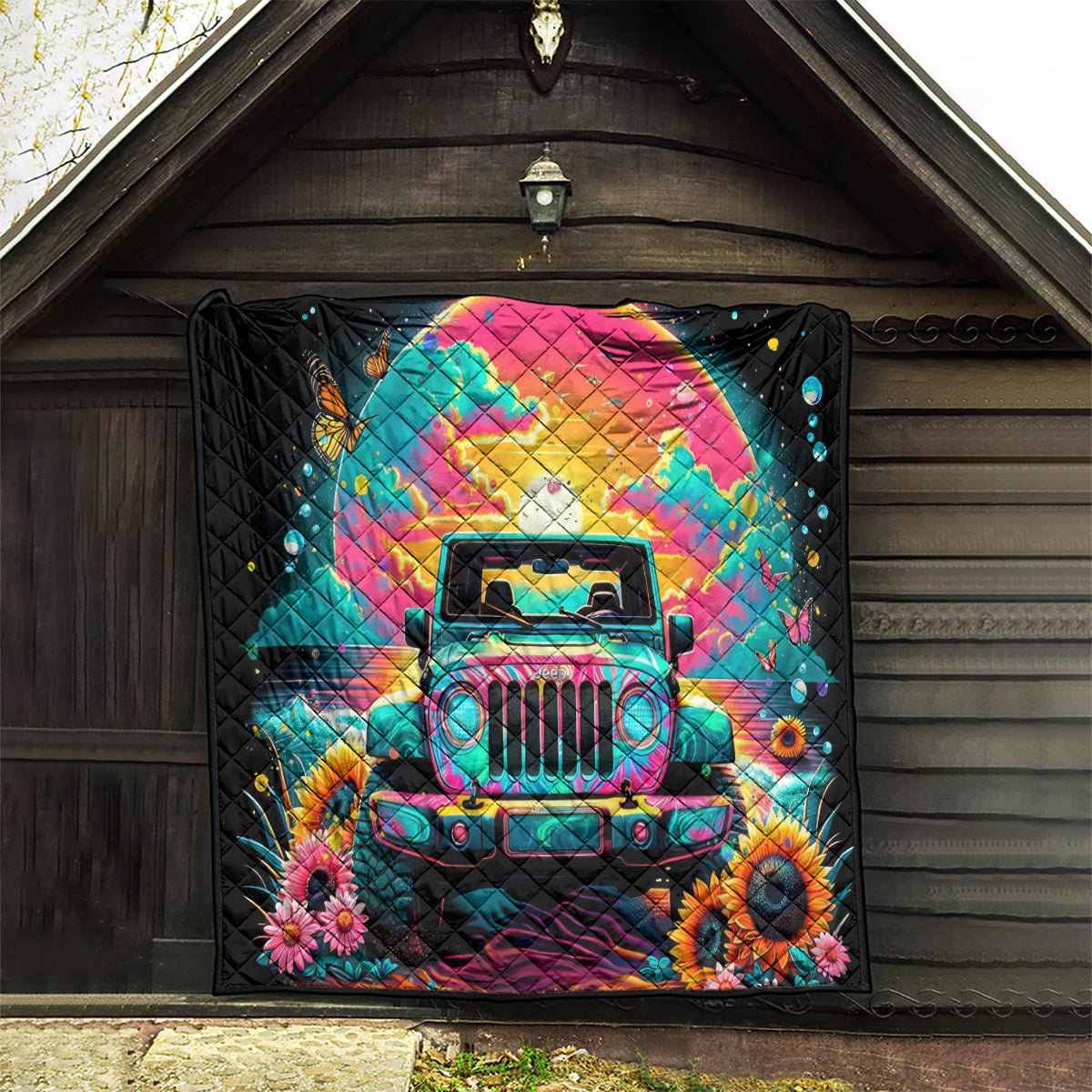 Beach Jeep Quilt The Best Grandmas Drive Jeeps