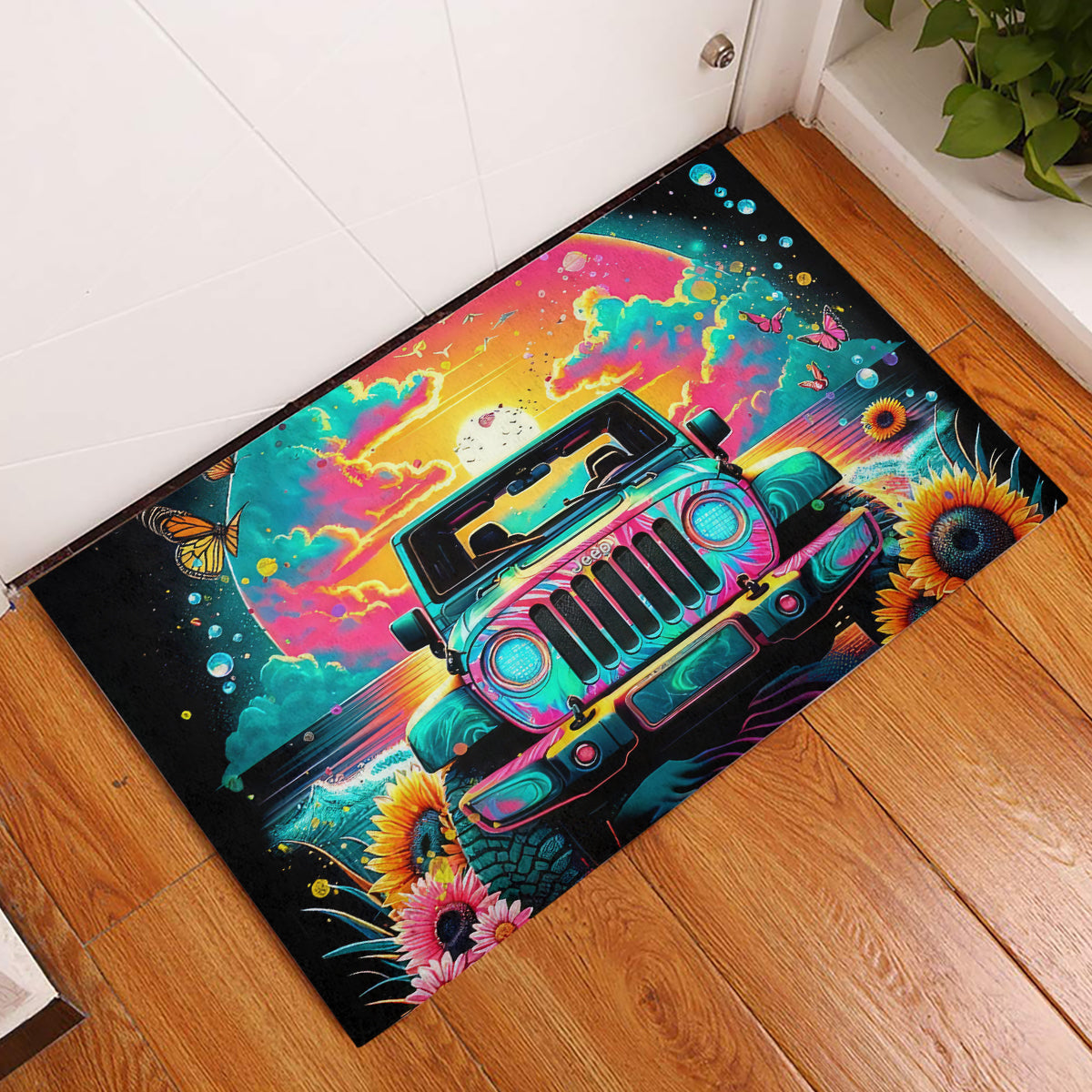 Beach Jeep Rubber Doormat The Best Grandmas Drive Jeeps