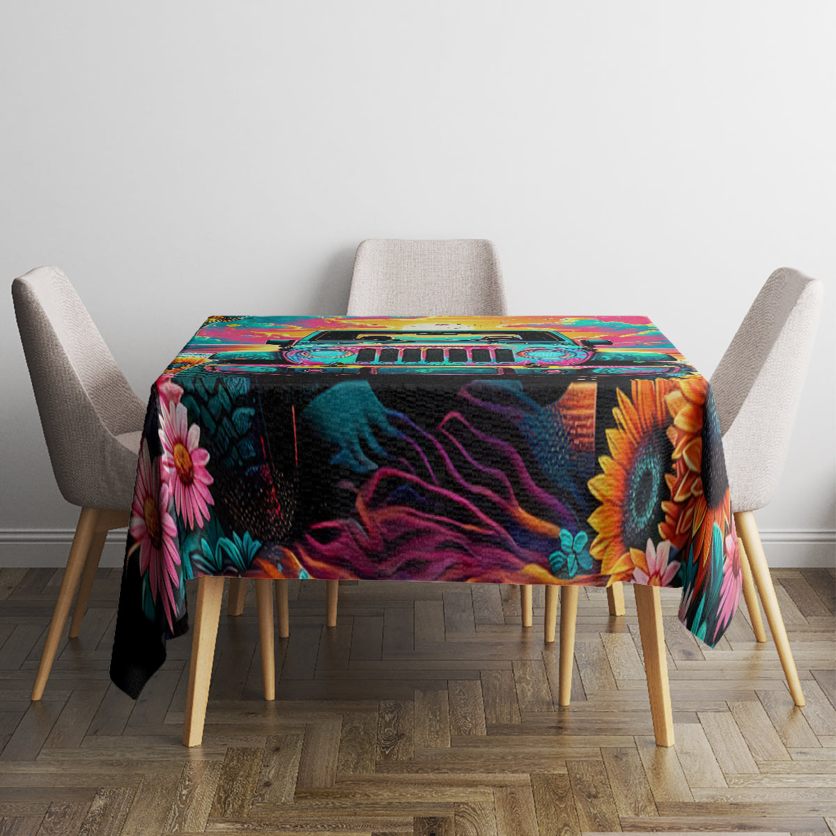 Beach Jeep Tablecloth The Best Grandmas Drive Jeeps