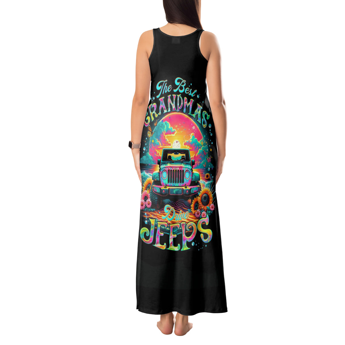 Beach Jeep Tank Maxi Dress The Best Grandmas Drive Jeeps