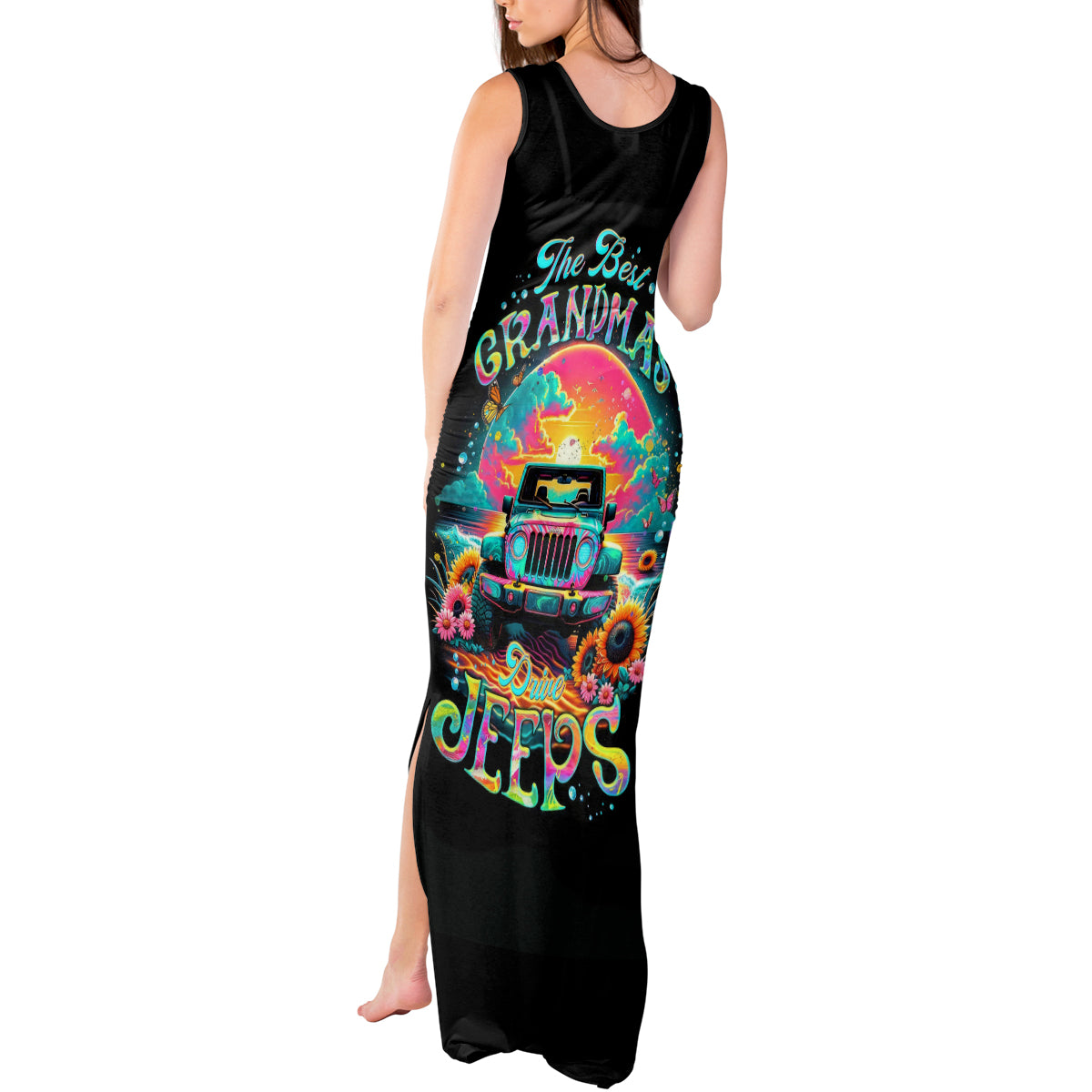 Beach Jeep Tank Maxi Dress The Best Grandmas Drive Jeeps