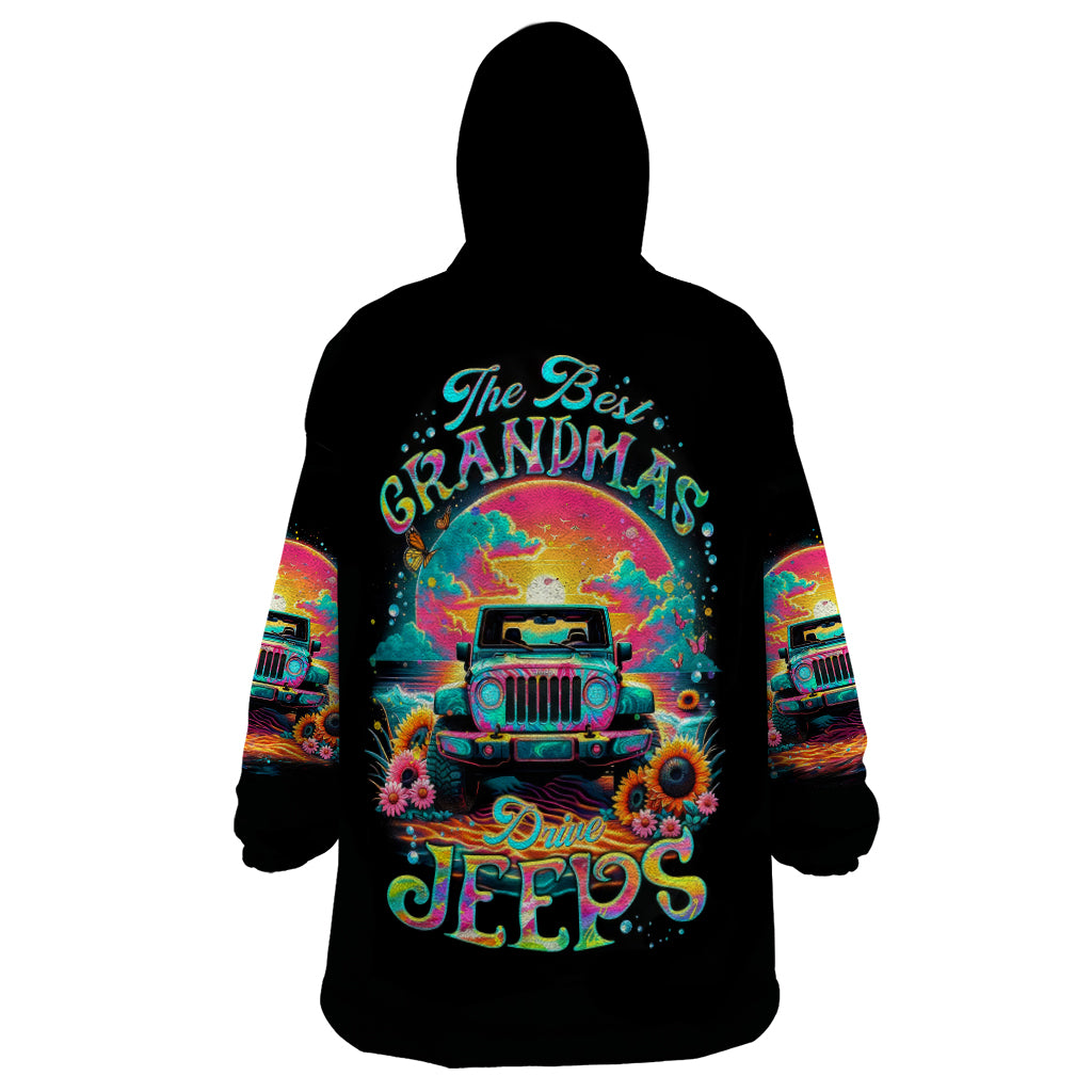 Beach Jeep Wearable Blanket Hoodie The Best Grandmas Drive Jeeps